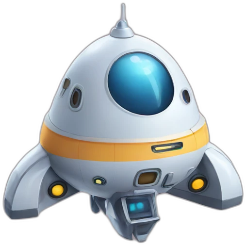 cute spaceship emoji