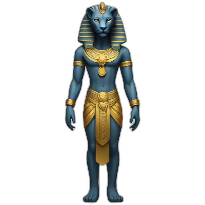 Sekhmet full body emoji