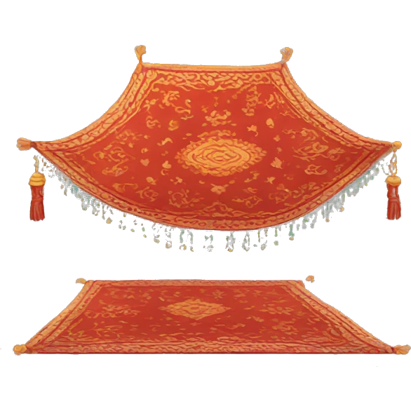 Flying carpet emoji