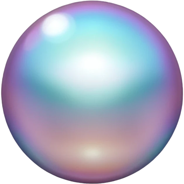 a pearl emoji