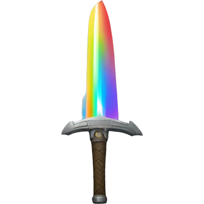jedi sabre laser rainbow emoji