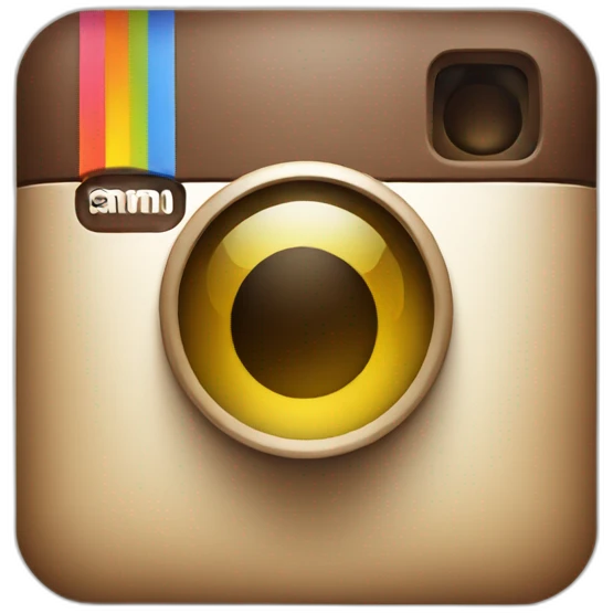 Instagram logo emoji