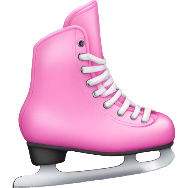 Pink skates emoji