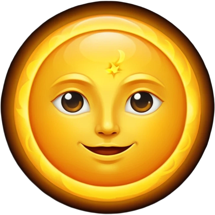 La luna y el sol  emoji