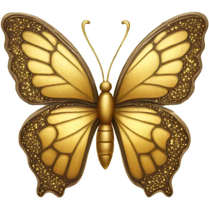 Golden butterfly  emoji