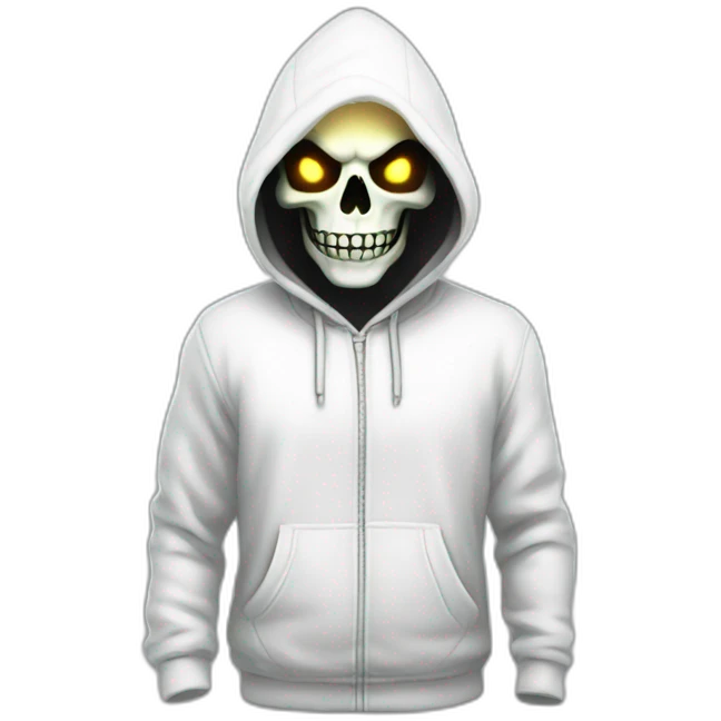 White-hoodie-skeleton-glowing-eye emoji