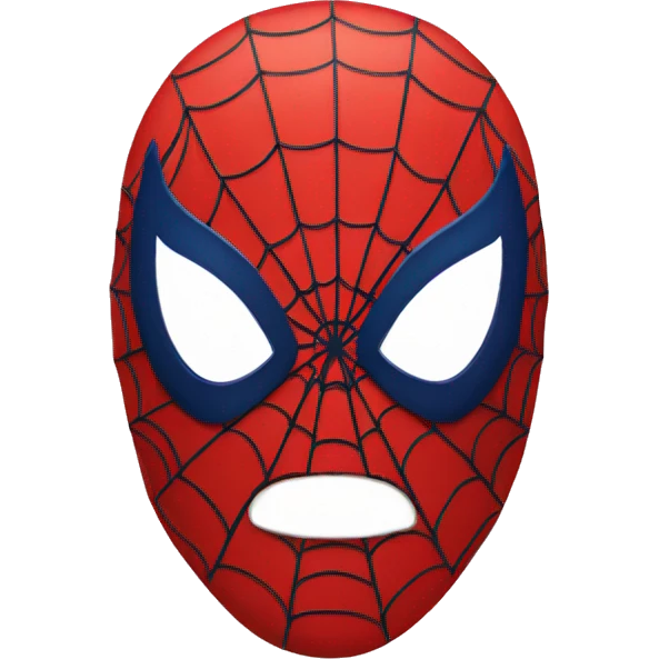 Spiderman mask emoji