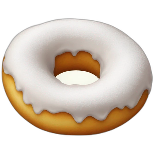 powdered donut emoji