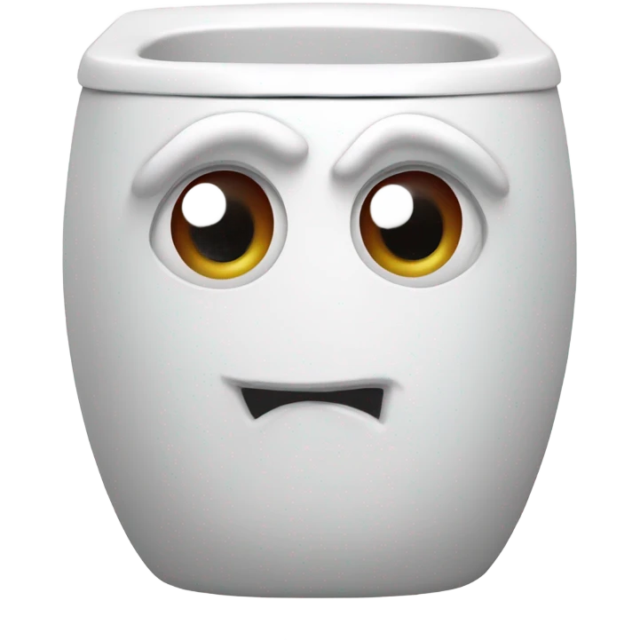 Skibidi toilet with hearts eyes emoji