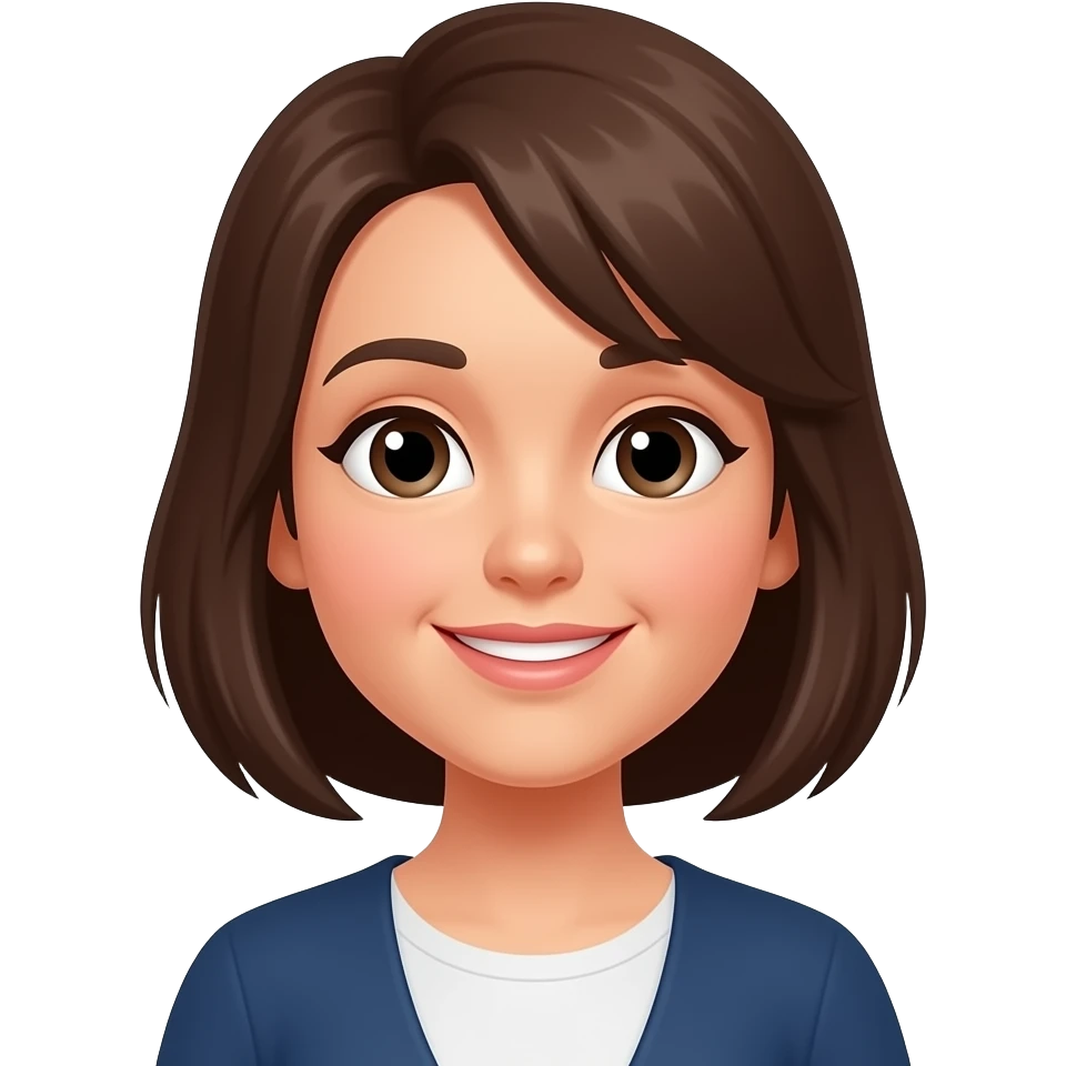 좋은 아이디어가 떠오른 듯한 여성 (머리만 만들기) emoji