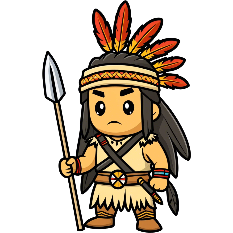 Native American Apache  emoji