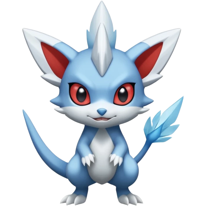 Elemental  Glalie-Sneasel-Togetic-Pokémon-Fakémon-hybrid-creature emoji