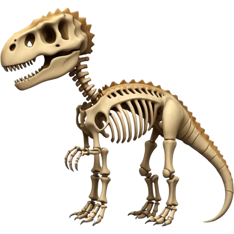 dinosaur skeleton emoji