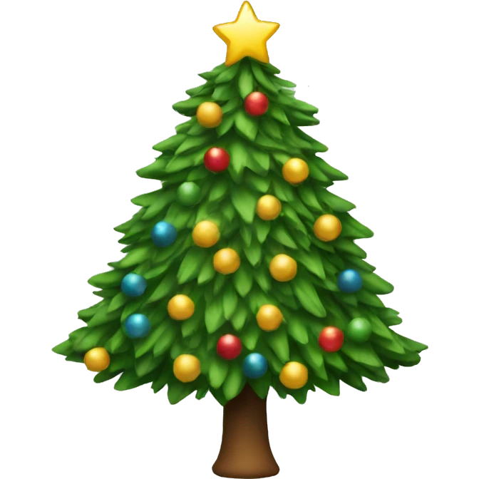 Christmas tree emoji