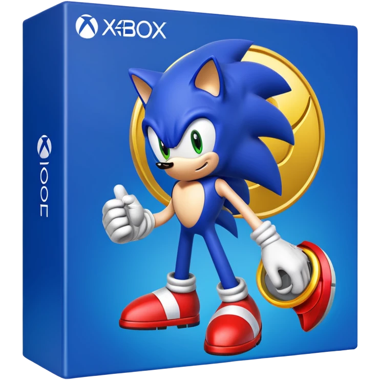 A copy of Sonic heros for the original Xbox emoji