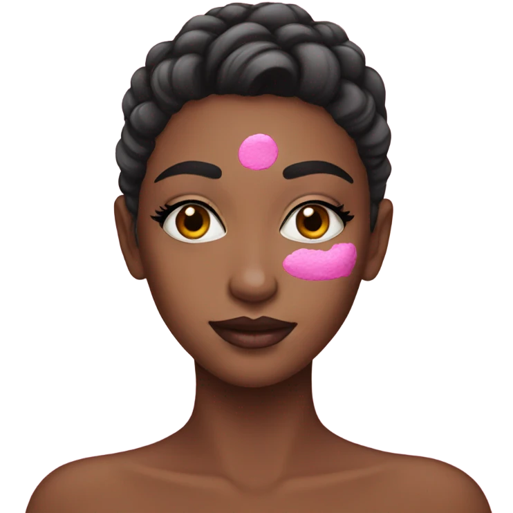 pink makeup  emoji