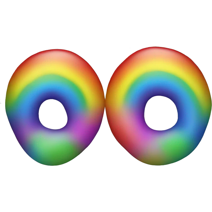 Rainbow 100% emoji