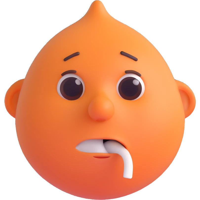 naso che cola, fai solo il naso emoji