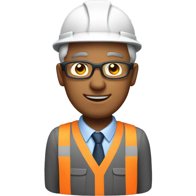 architect with hexagonal shape emoji