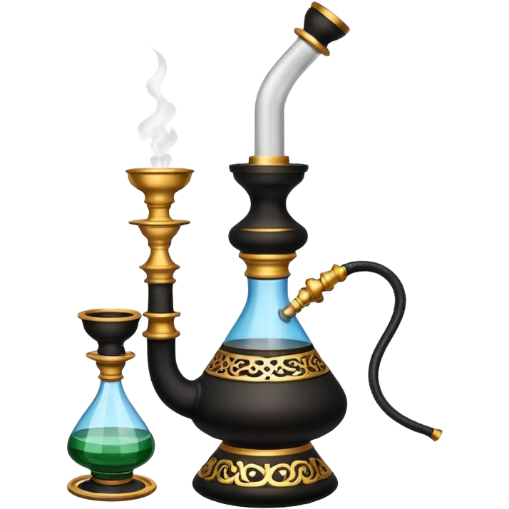 Shisha black  emoji