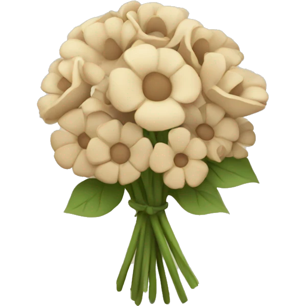beige-flower-bouquet emoji