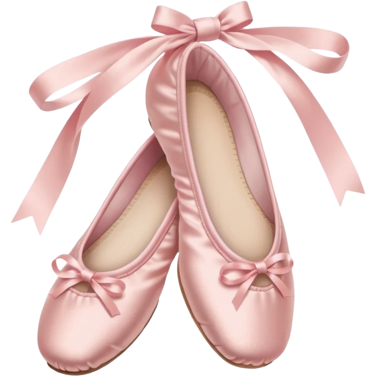 pastel pink ballet shoes emoji