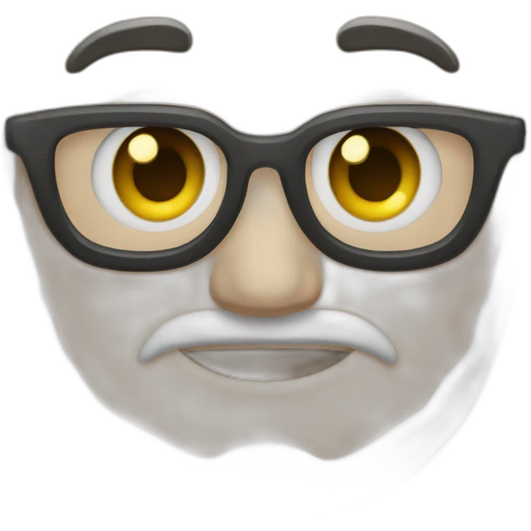 Очень удивлённый обезьян emoji