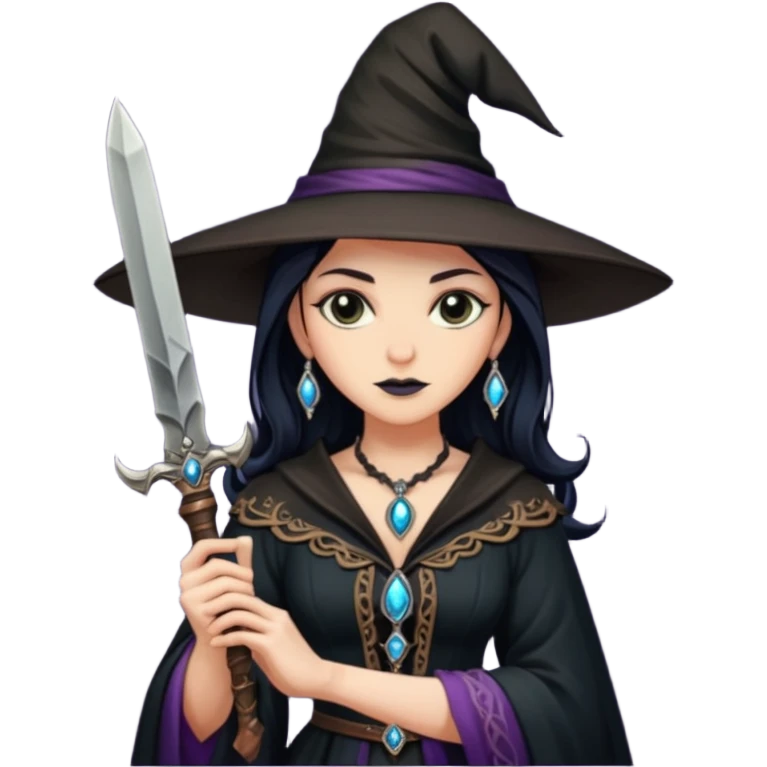 Athame,Witch emoji