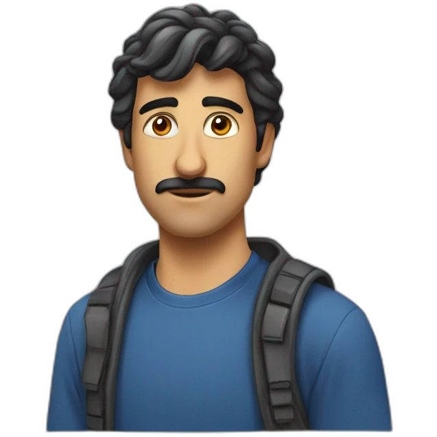 خودم در حالت خندیدن  emoji