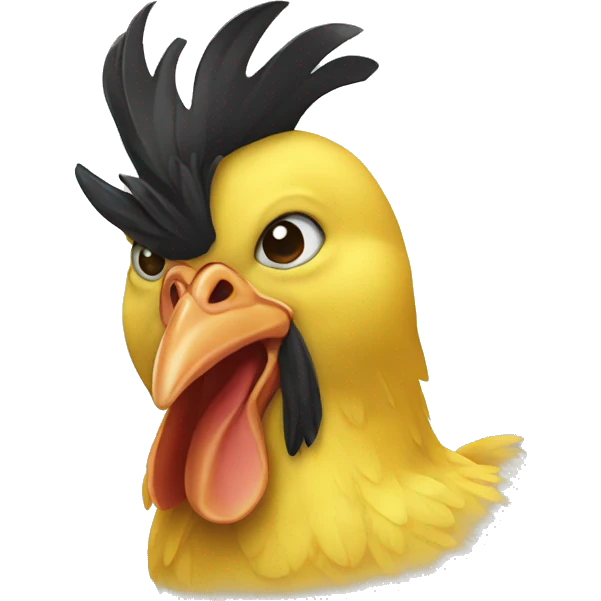 yellow chicken emoji