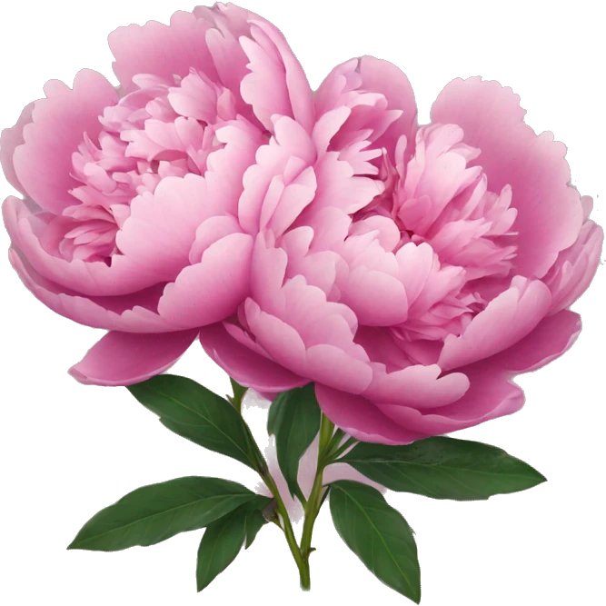 peonies  emoji