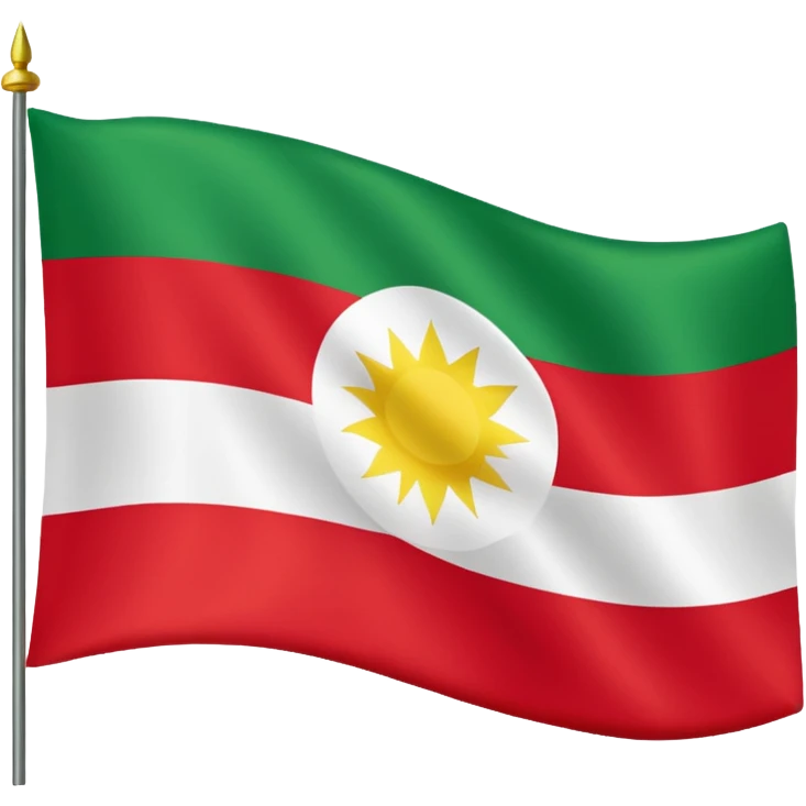 Flag of Iraqi Kurdistan emoji
