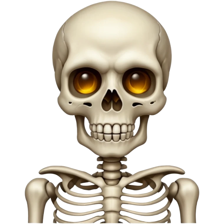 Raging skeleton emoji