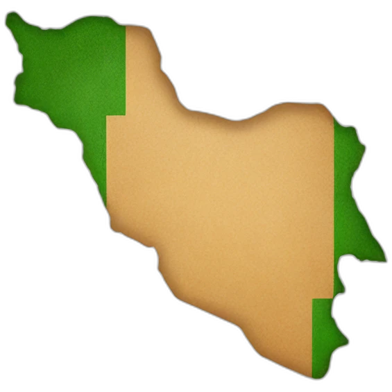 Algerian country shape emoji