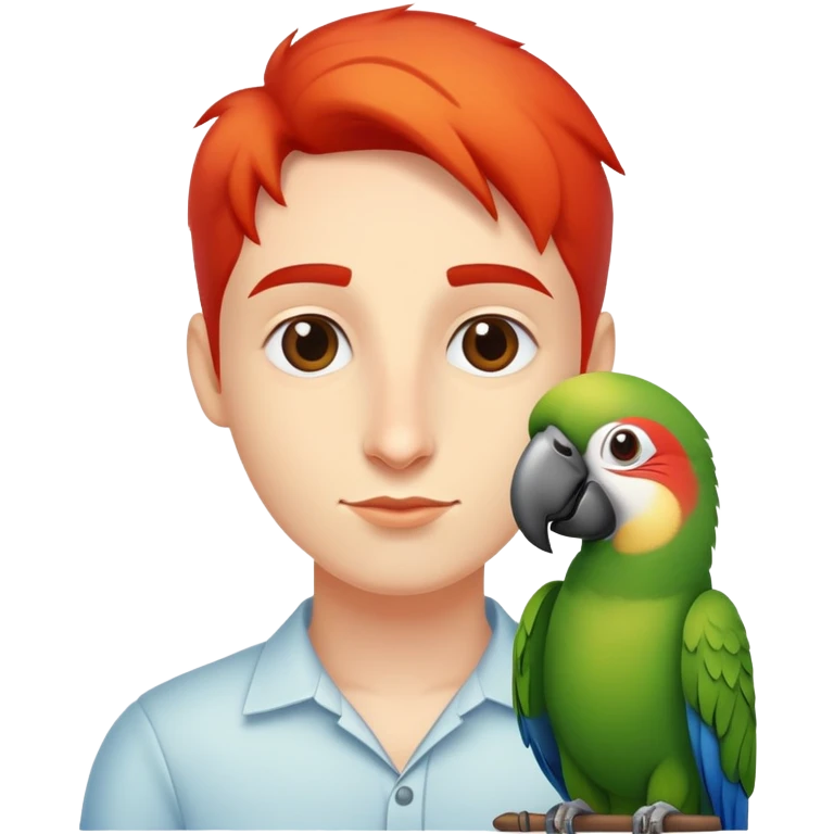 Me with the parrot emoji