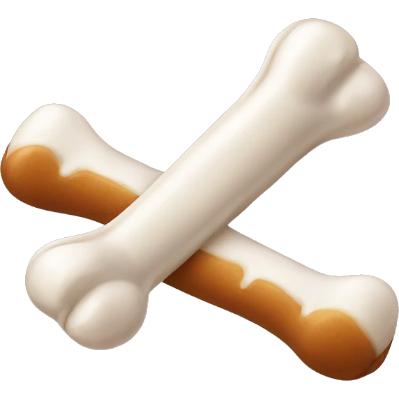 dog bone candy emoji