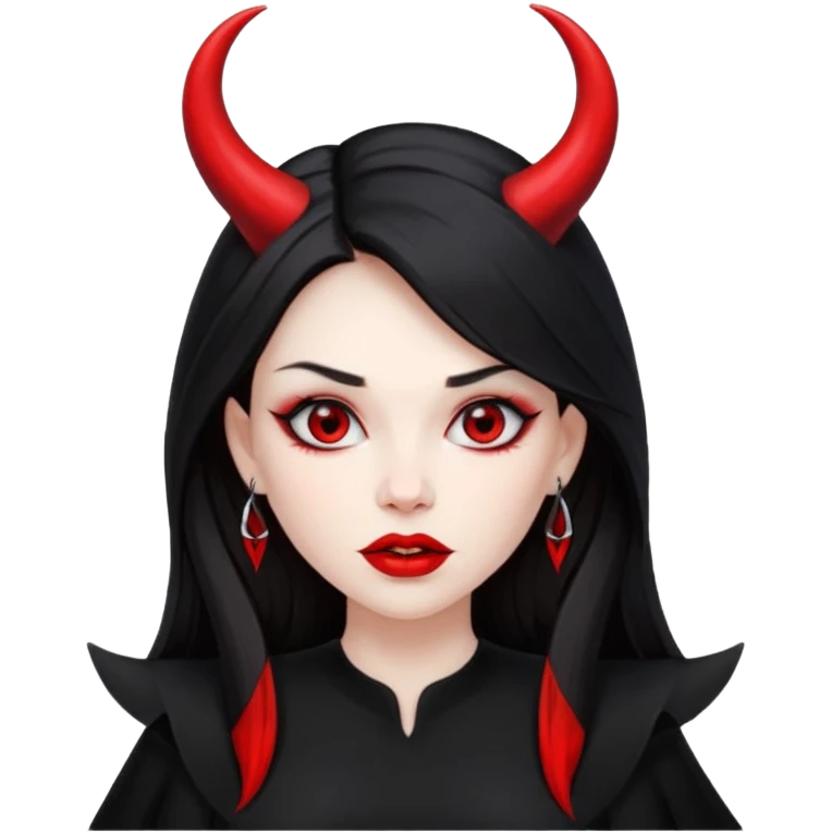 Fashion woman devil officecore emoji