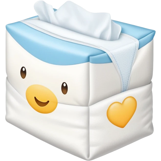 Carton diaper  emoji