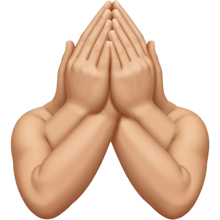 2 hands prayer emoji