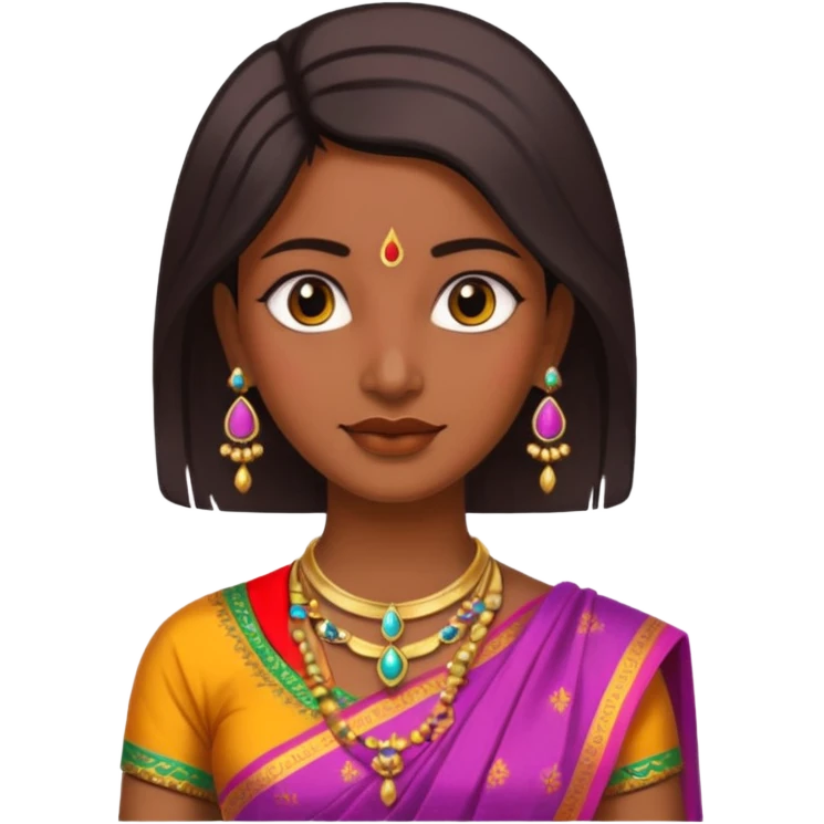 i need an indian in a sari emoji