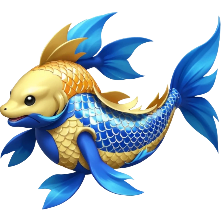 Manectric-Electrike-Furfrou-koi-Fakemon-fusion, full body emoji