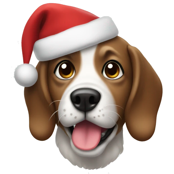 chrismas dog emoji