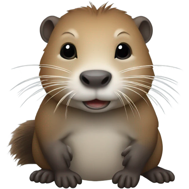Nutria bebé  emoji