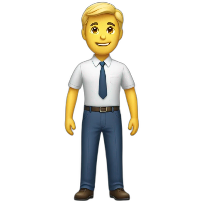 Salesman emoji