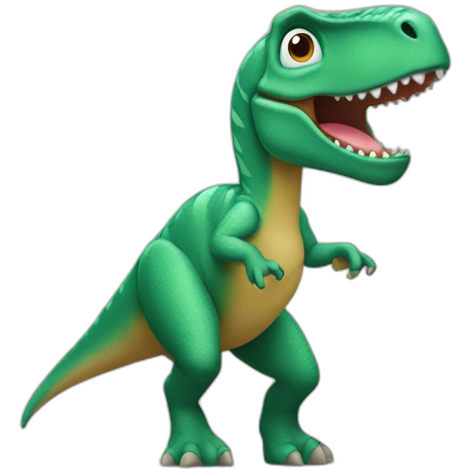 Dinosaure qui danse emoji