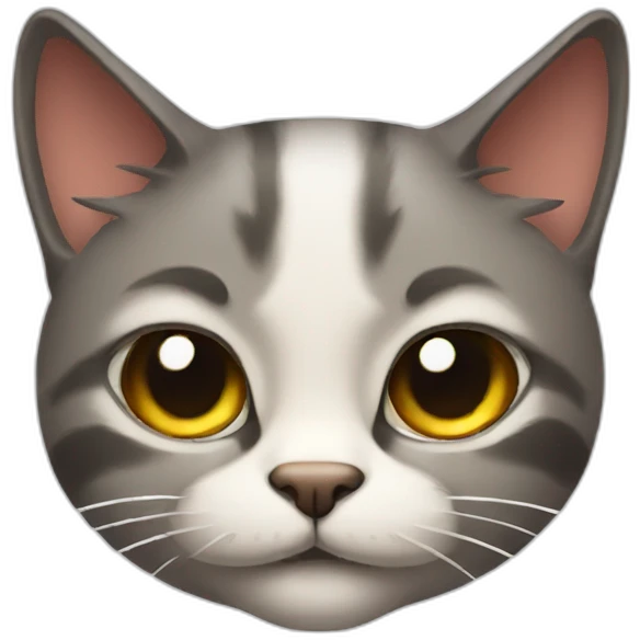 smirking cat with raised eyebrow emoji