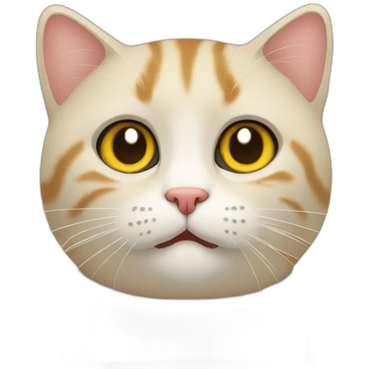 Un chat emoji