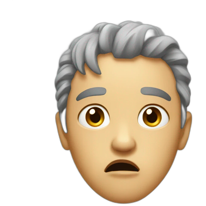 Desperate bedraggled parent emoji