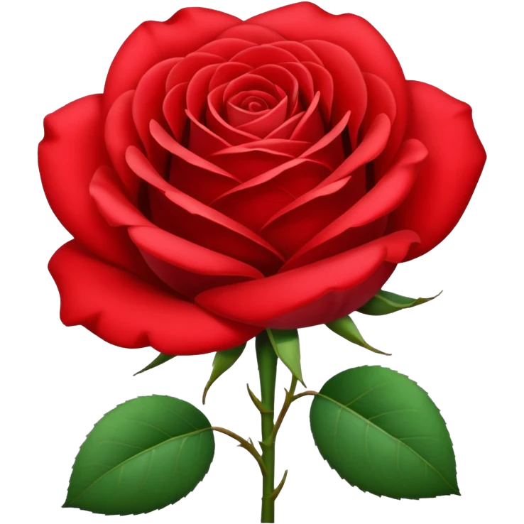 Une rose emoji