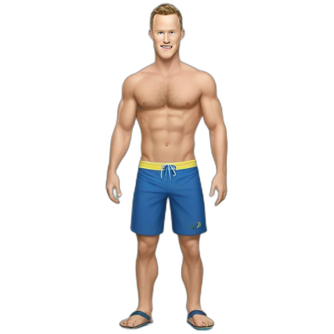 Jonathan Toews as a beach bum emoji